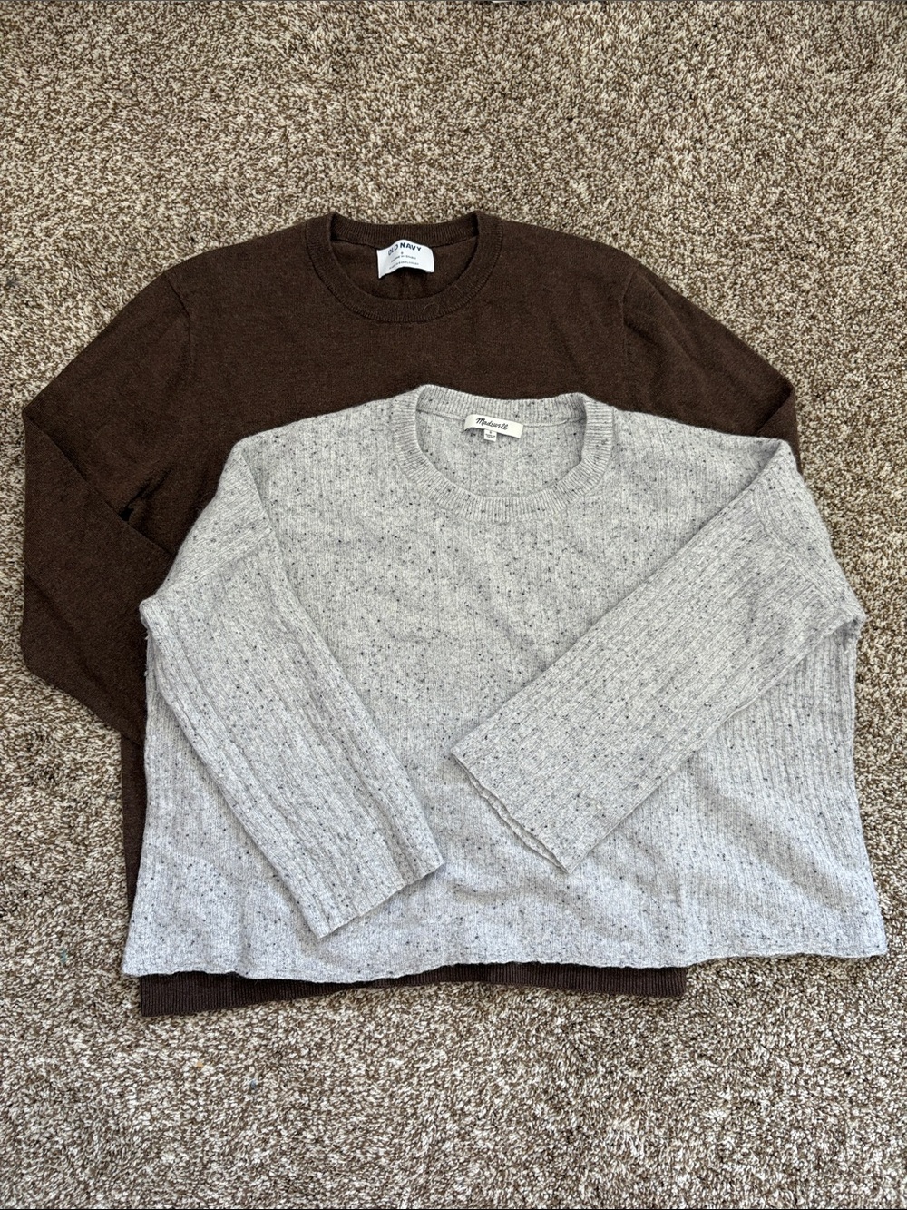 2 Women’s sweater. Madewell and old navy. Size small